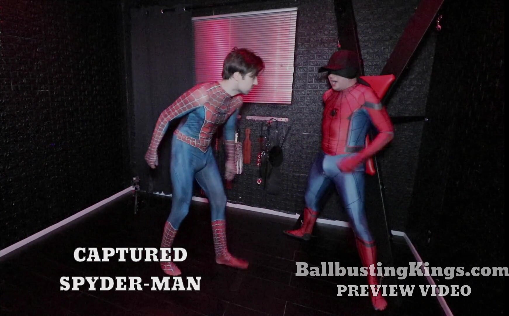 Captured Spyder-Man (Preview) - Ballbusting Kings