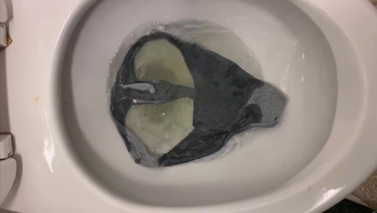 If it’s grey, flush it away