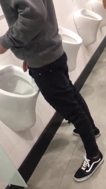 Caught Uzi at University Urinal