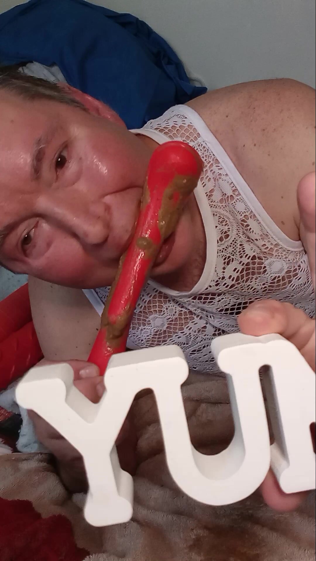 eating the shit on my toy - video 2