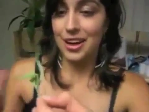 girl eats praying mantis