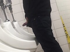 Hard Cock At The Urinal