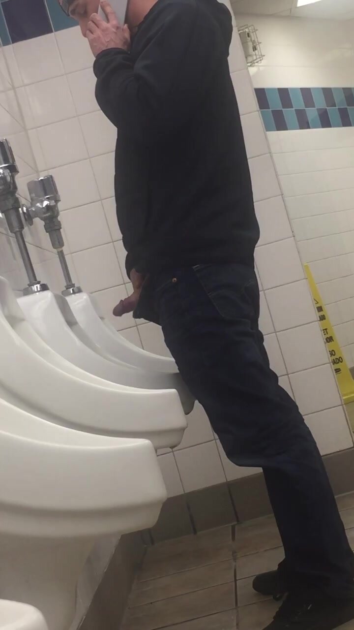 Hard Cock At The Urinal