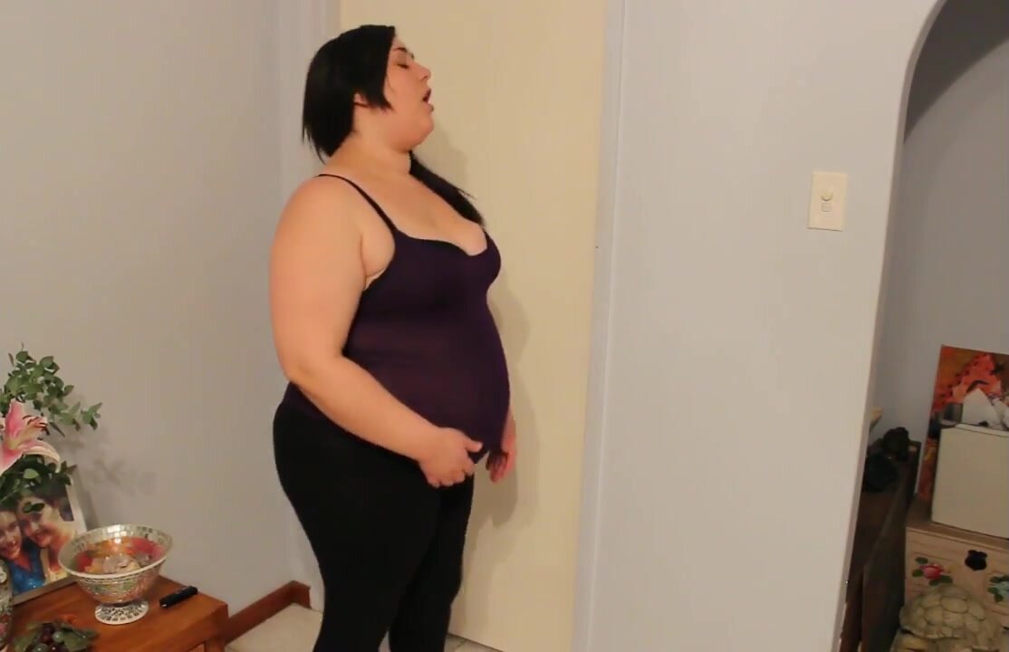 bbw overeating and workout fail 6