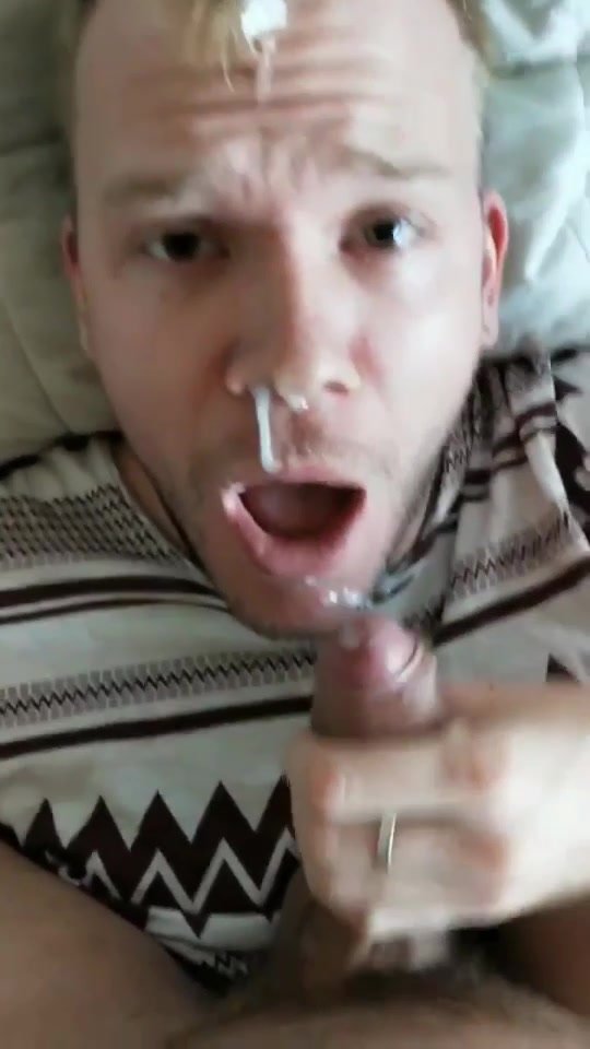 Blond guy fed