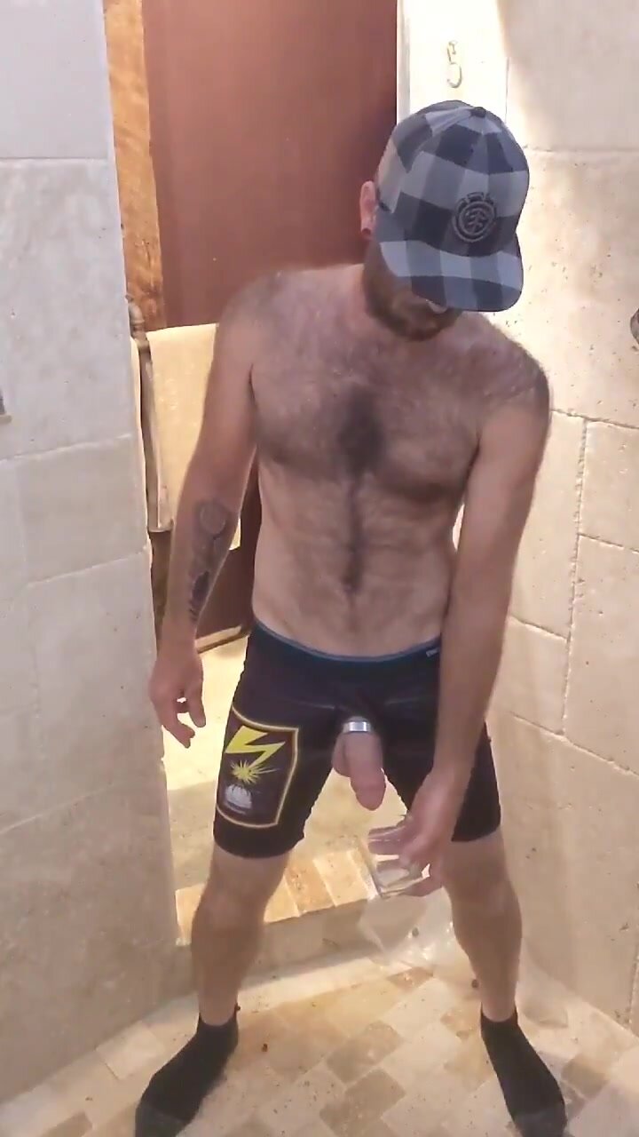 gay daddy taking a hot piss 4