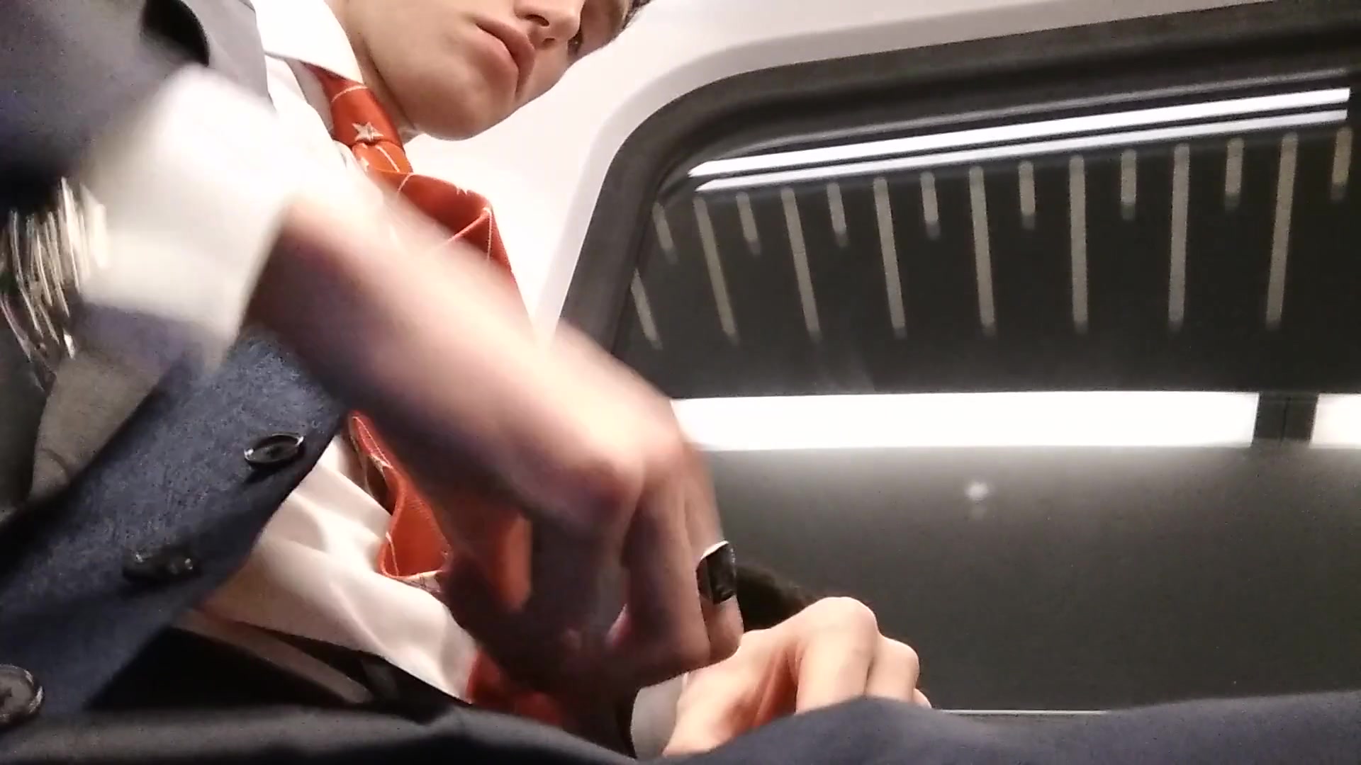 edging on a  train
