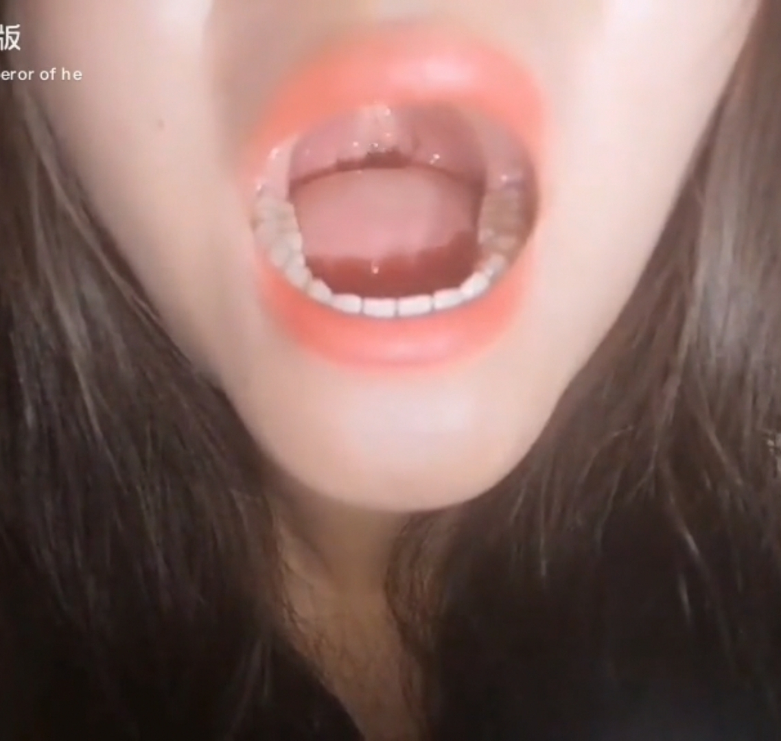 asian girl uvula - video 9