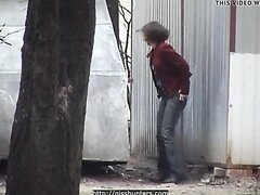 Beautiful Russian girl spy pee 455
