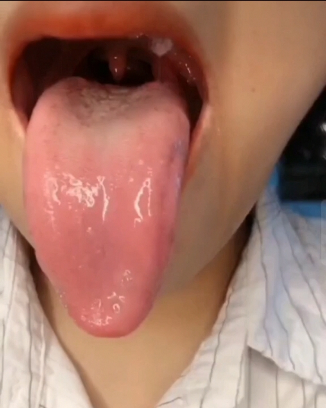 Asian Girl Tongue Uvula