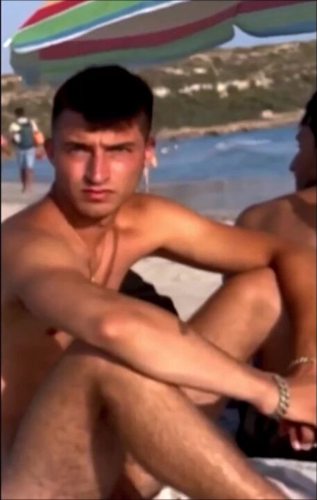 Hot guy on nude beach