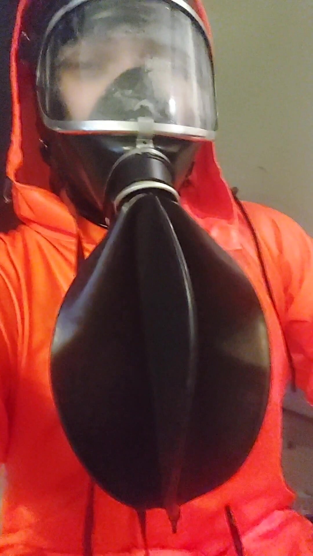 Hard rebreathing in Wadersuit