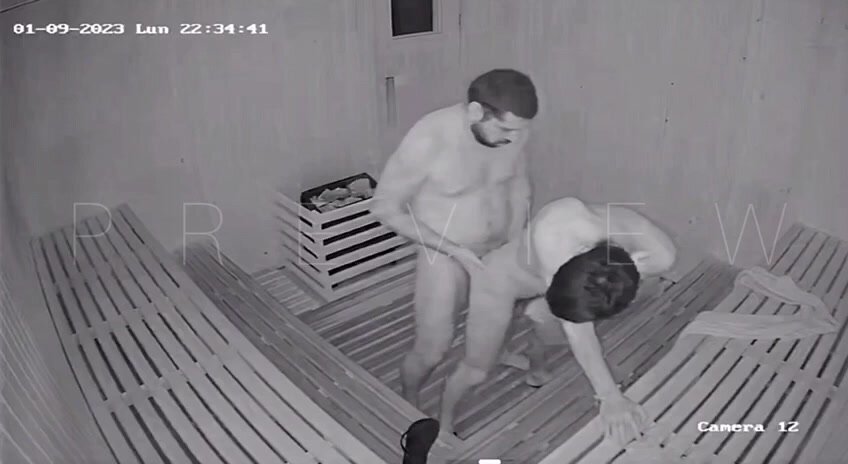Hot guys fucking in Sauna