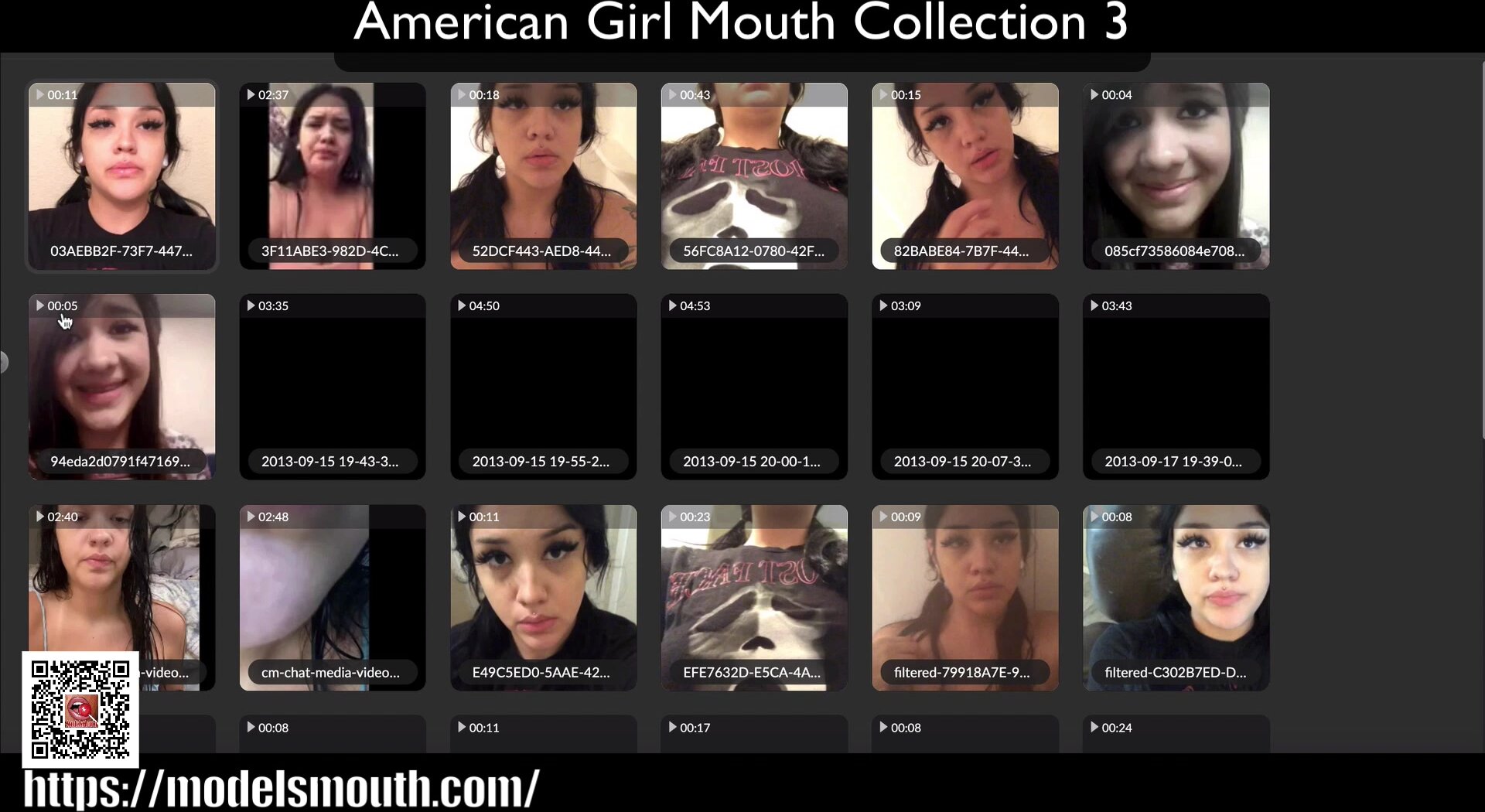 American Girl Mouth Collection 3