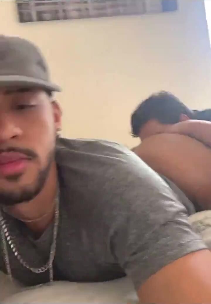 Hot Str8 Alpha Thug gets his ass worshipped by a sub