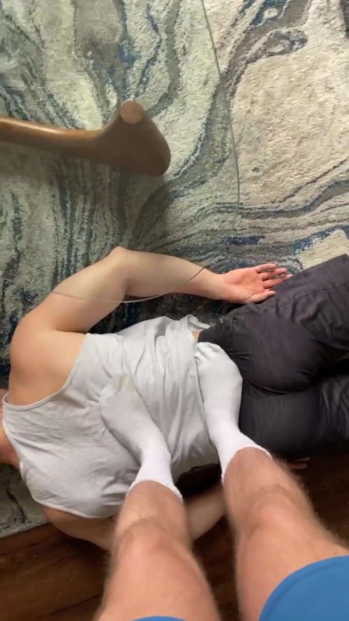 Stepping On Top Of Him And His Butt