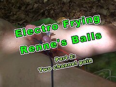 Electro Testicle Fry for slave Renne Part2