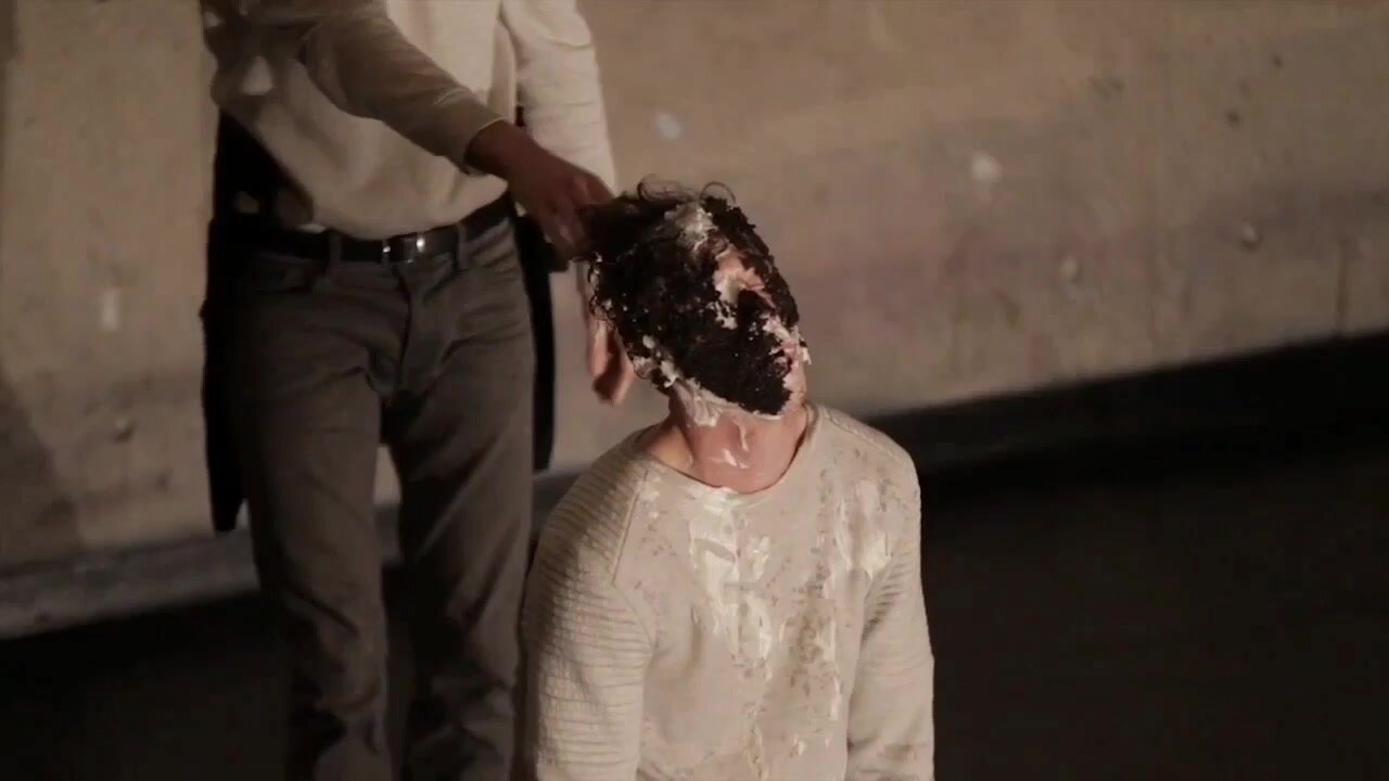 Twink gets pied repeatedly