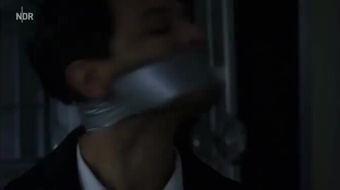 Suit guy gagged 4