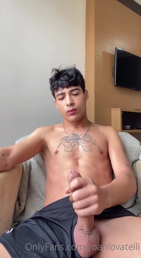 Young Man Masturbating