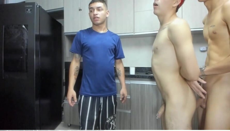 four sexy gay latino twink on cam 9