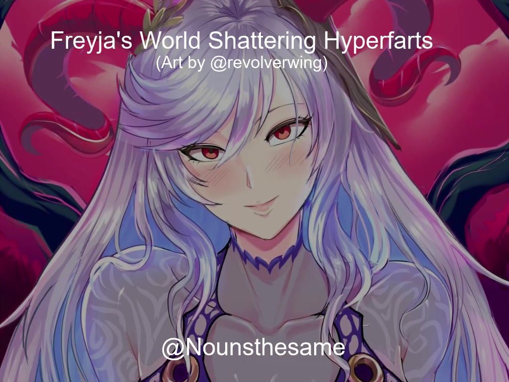 Freyja's World Shattering Hyperfarts by @Nounsthesame