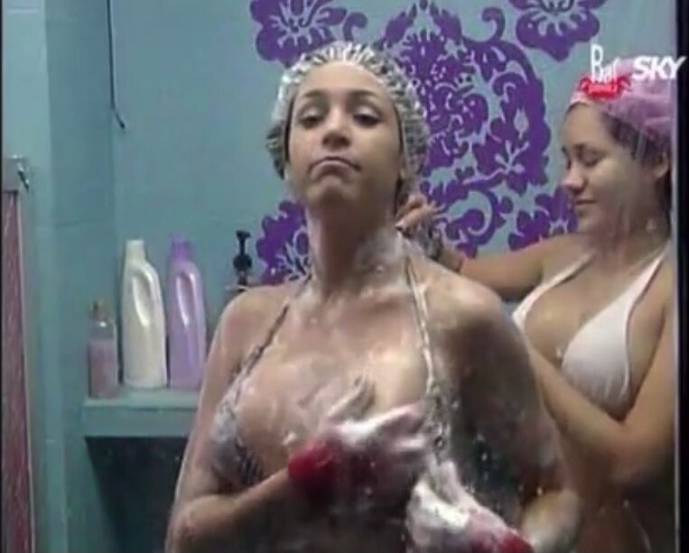 BB girl showering and changing