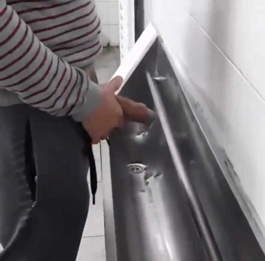 Urinal cock display