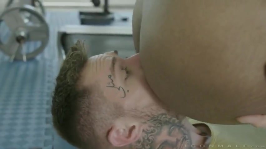 Gym newbie licks his trainer's ass