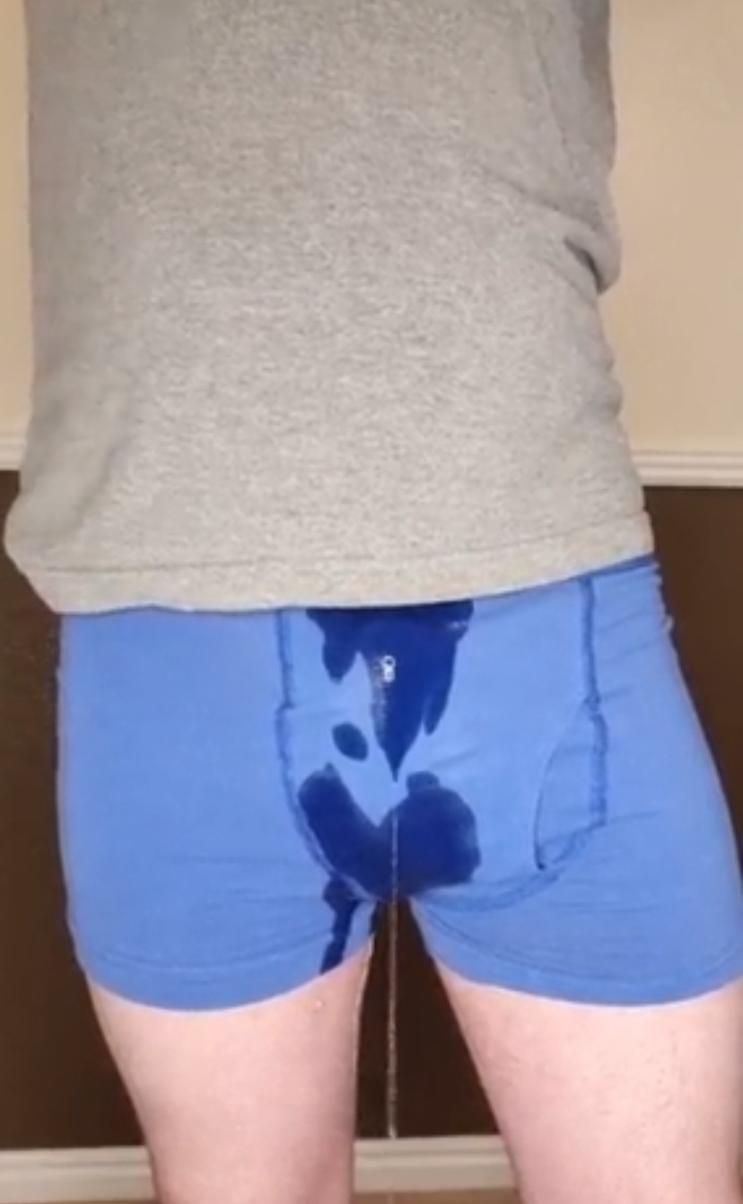Teen boy wets his underwear - video 3
