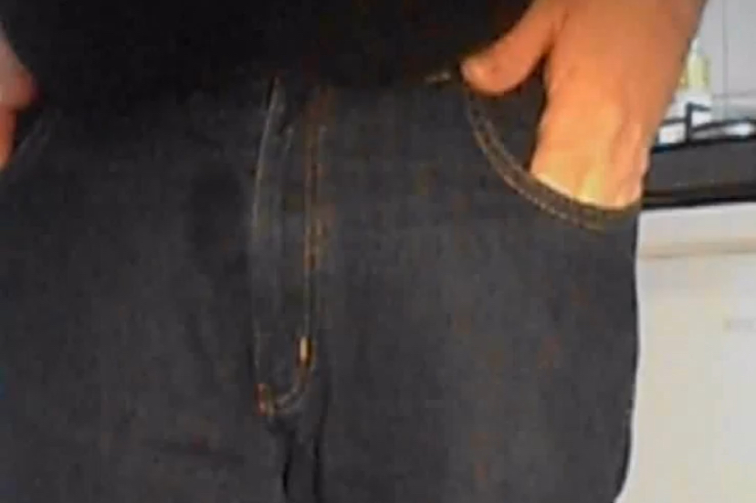 Teen boy wets his jeans - video 2