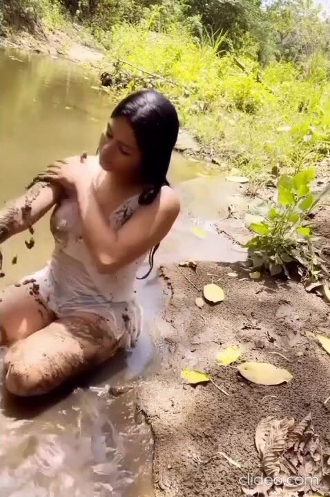 (Non Nude) Latina Bathing Tits