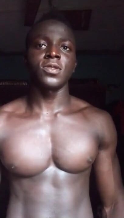 African teen muscle