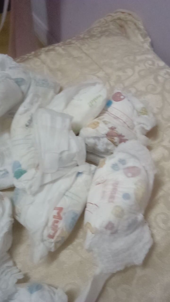 Used baby diaper