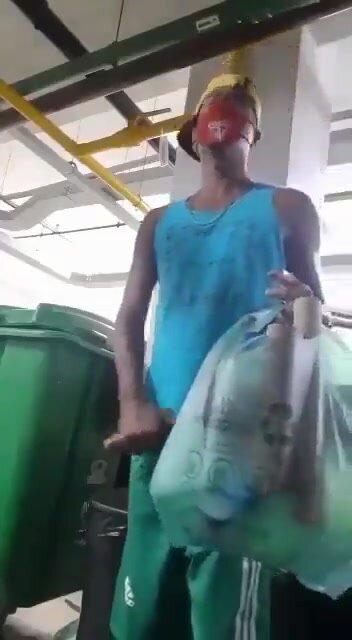 Latino Stud Takin The Trash Out With A *HARD* COCK!