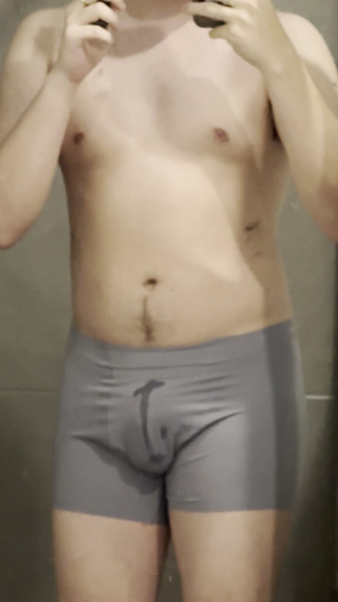Wet my Uniqlo underwear before shower
