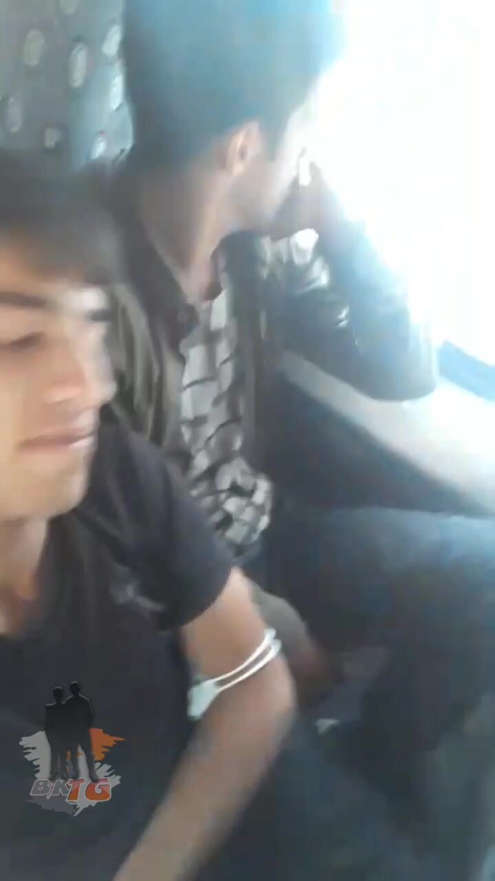 Turkish Straight Boy Touching His Friend's Dick in Bus