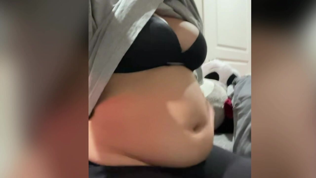 Cute Chubby belly girl - video 11