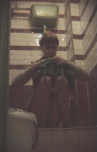 Beautiful Russian woman spy wc poop 749