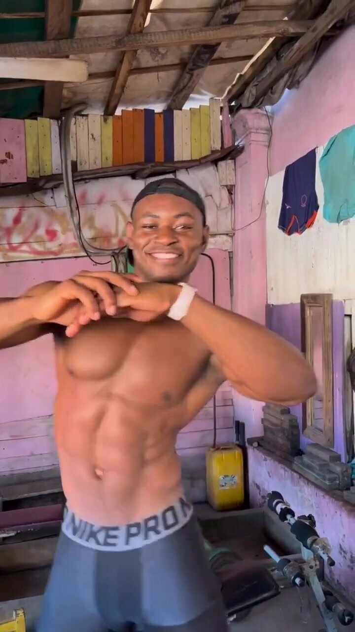 Black young muscle - video 2