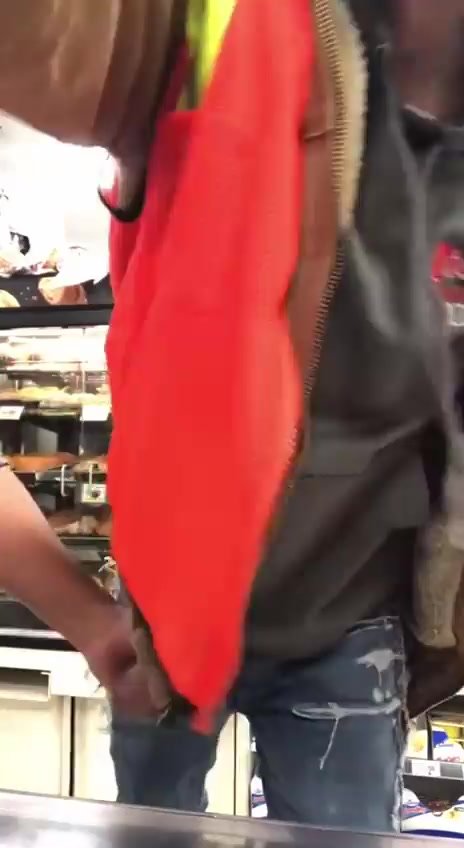 Getting jerked off in store