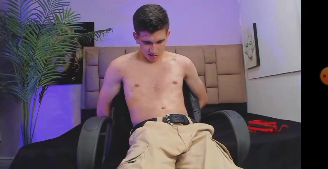 Twink Slave Tied To Chair
