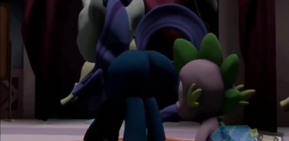 rarity farting on spike