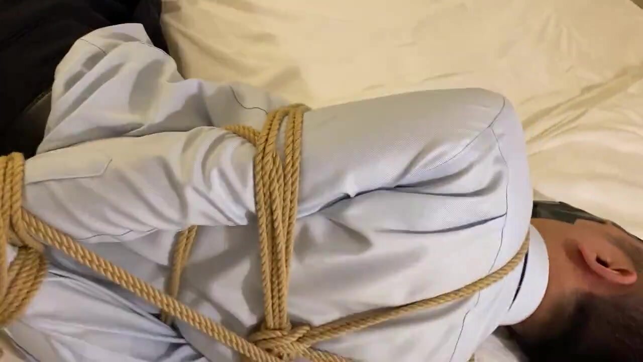 suitman tied up and struggle 3