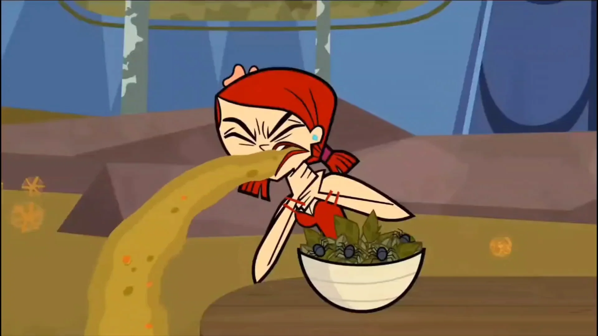 Total Drama ROTI Vomit Compilation - ThisVid.com